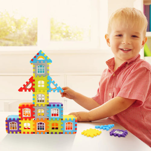 Montessori Bausteine Set - Kreatives Lernspielzeug für Kinder ab 3
