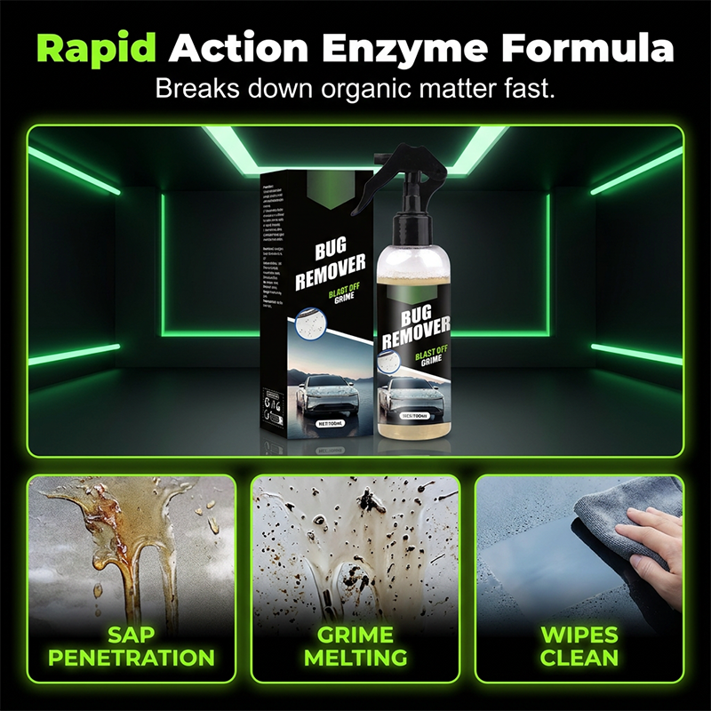 Insekten- & Schmutzentferner Spray – pH-neutral für Auto Lack & Glas