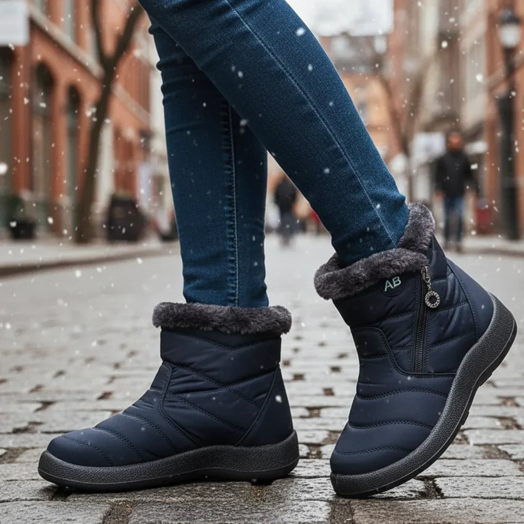 Gefütterte Winterstiefel – wasserabweisend und rutschfest