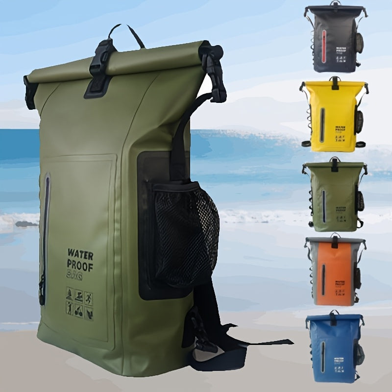 Wasserdichter Rucksack 25L – Drybag mit Rolltop für Outdoor