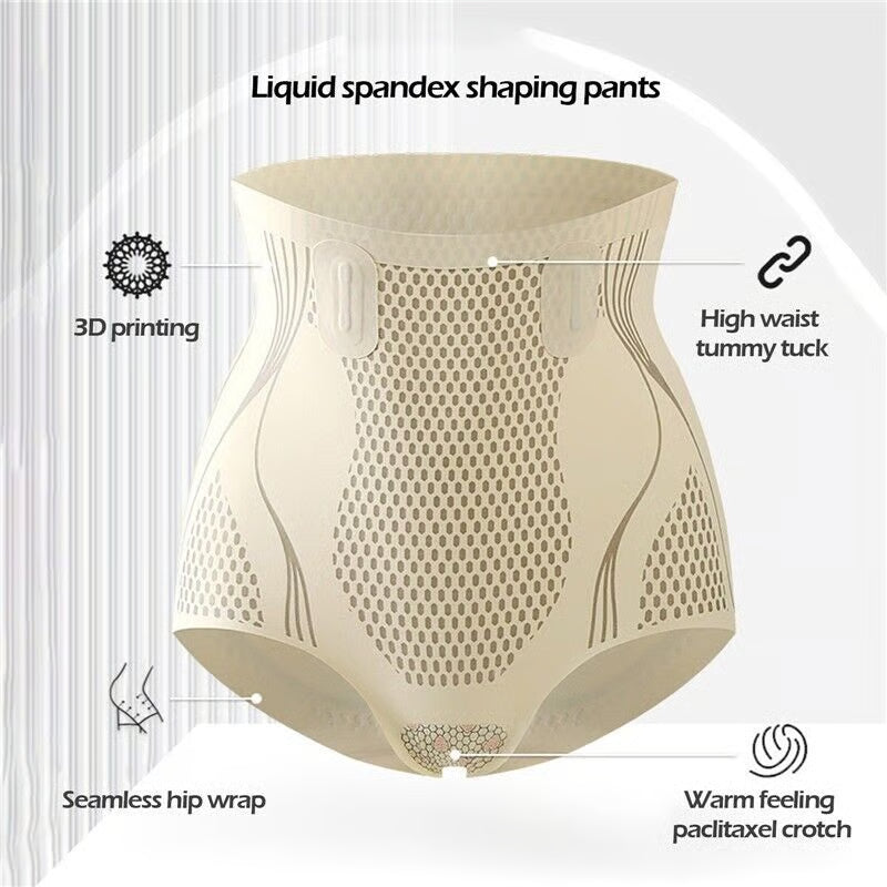 Damen Shapewear Shorts mit hoher Taille - formende Miederhose