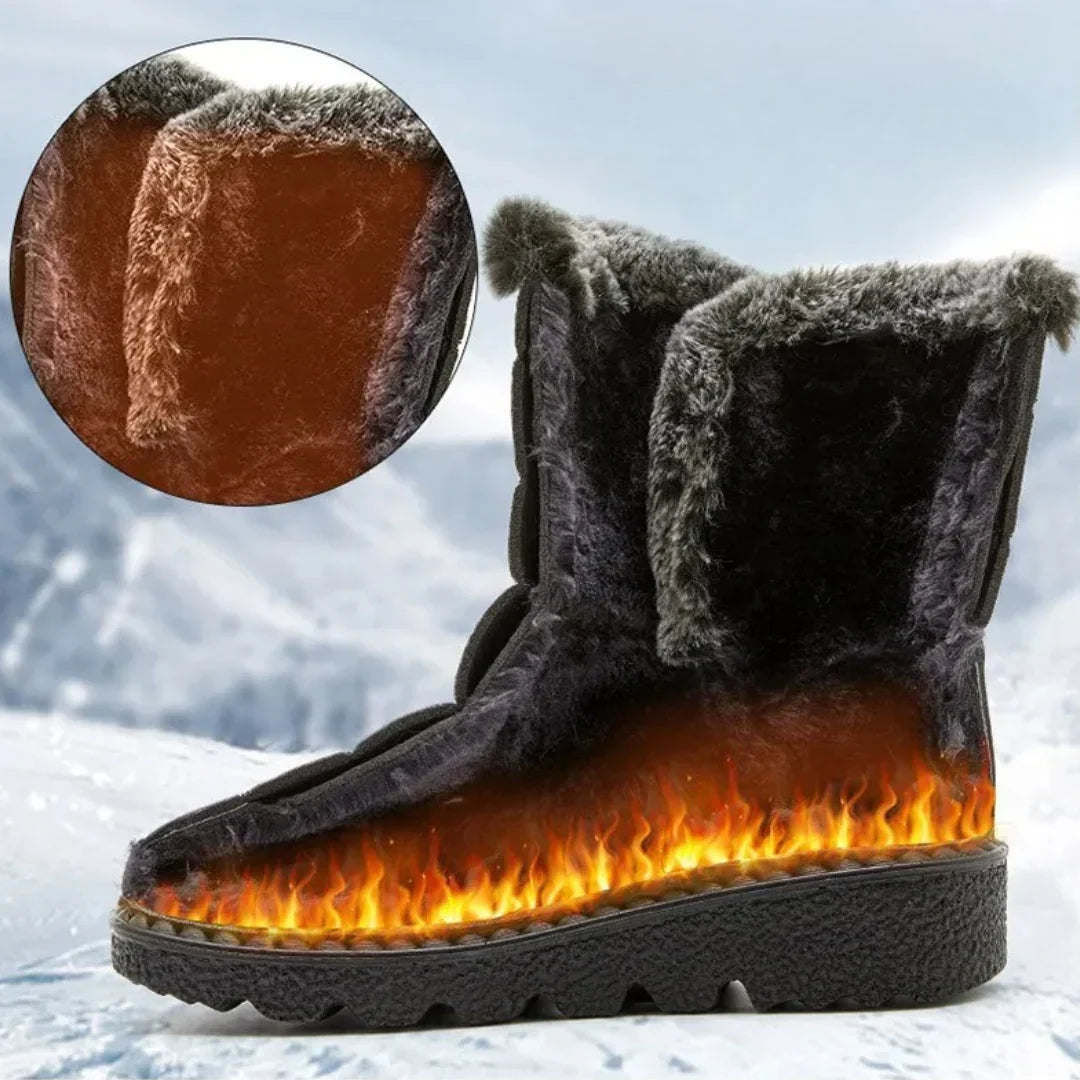 Gefütterte Winterstiefel Damen – wasserabweisend & rutschfest