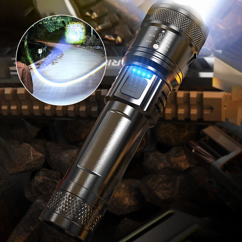 LED Taschenlampe 7500 Lumen – IPX7 Wasserdicht & USB-C Aufladbar