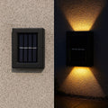 LED Solar-Wandleuchten Außen – Warmweiß, IP65, Kabellos