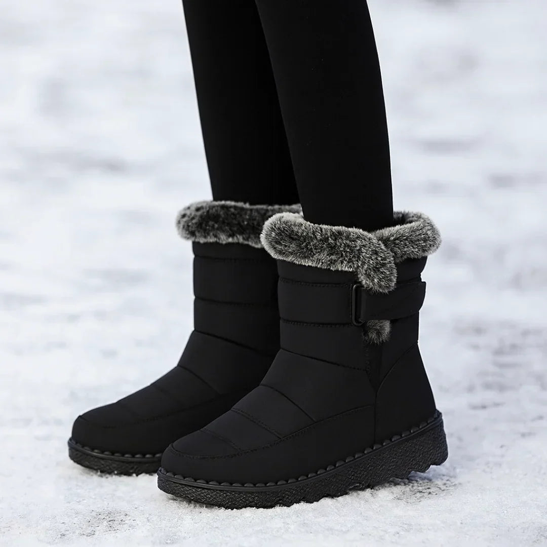 Gefütterte Winterstiefel Damen – wasserabweisend & rutschfest