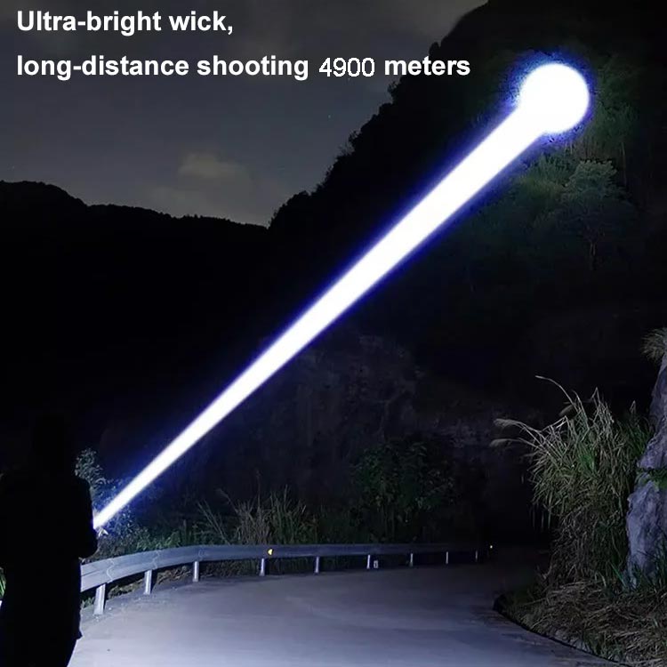 LED Taschenlampe 7500 Lumen – IPX7 Wasserdicht & USB-C Aufladbar