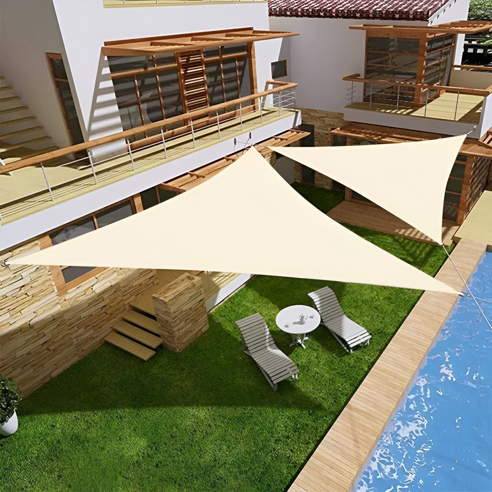 Sonnensegel Dreieck – UV-Schutz für Garten, Terrasse & Balkon