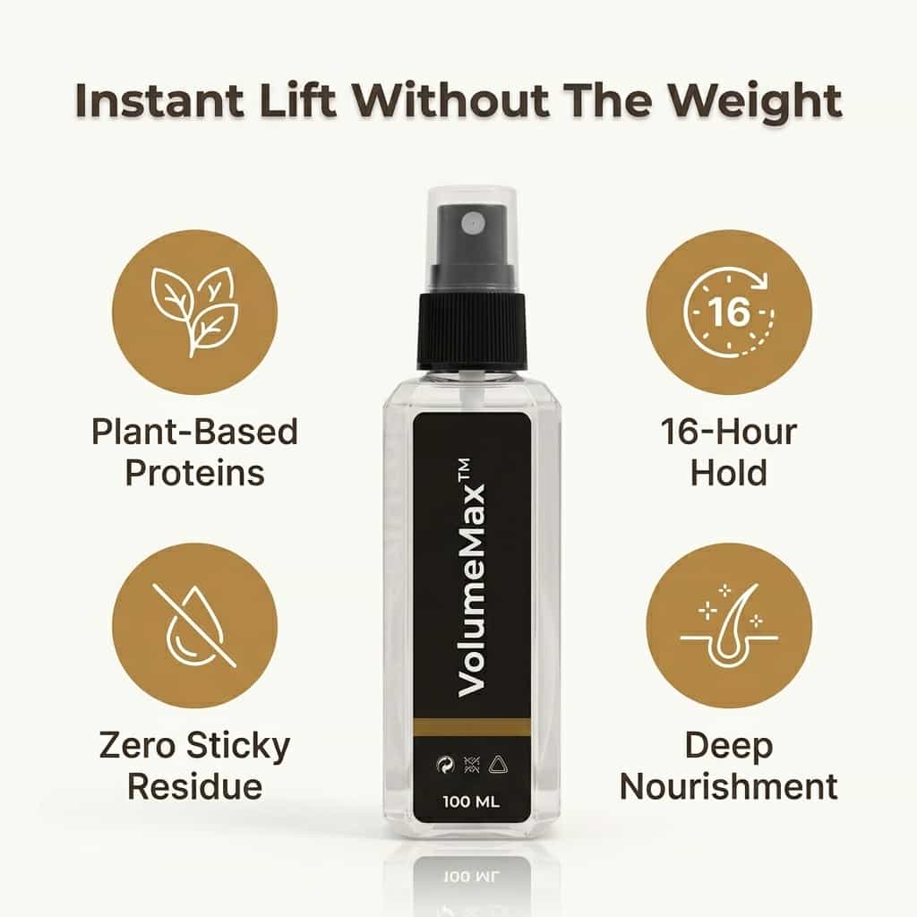 Volumen Spray für feines Haar – Wurzel-Lift mit Keratin & Pflanzenproteinen
