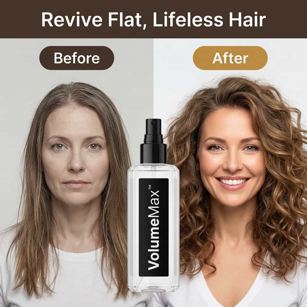Volumen Haarspray für dünnes Haar - Pflanzliche Formel mit Keratin