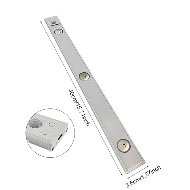 Kabellose LED-Leuchte mit Bewegungssensor und 3 Lichtfarben