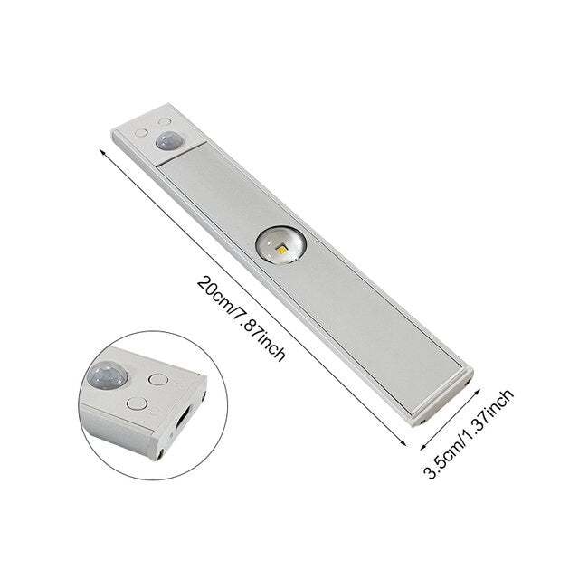 Kabellose LED-Leuchte mit Bewegungssensor und 3 Lichtfarben