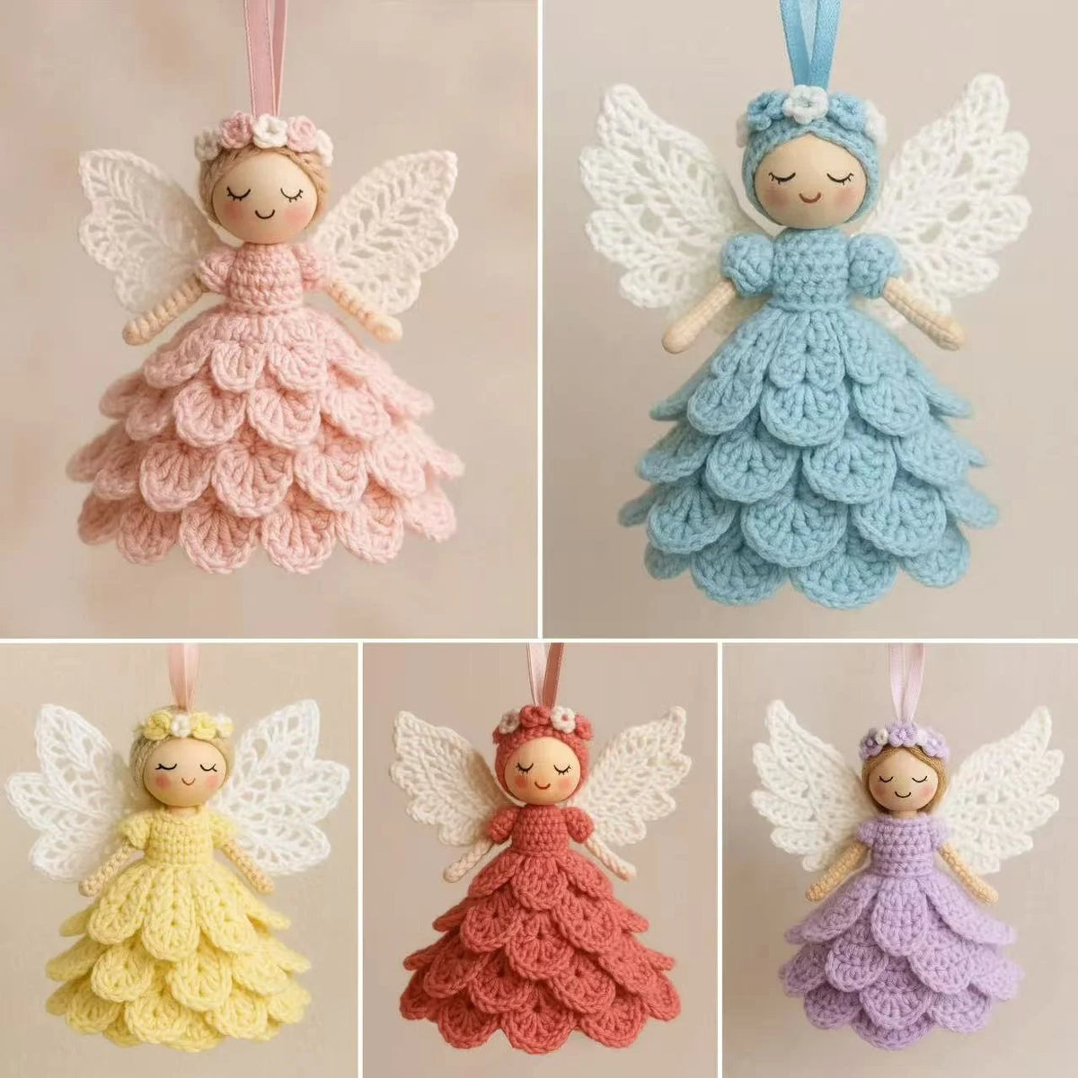 DIY Häkelset Engel - Komplettes Bastelset mit Anleitung