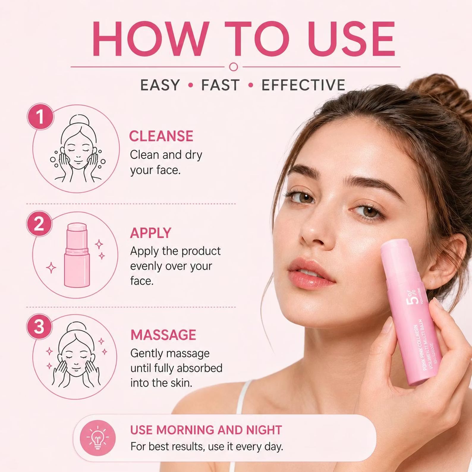 Kollagen Lippenbalsam mit Volumeneffekt & intensiver Feuchtigkeit