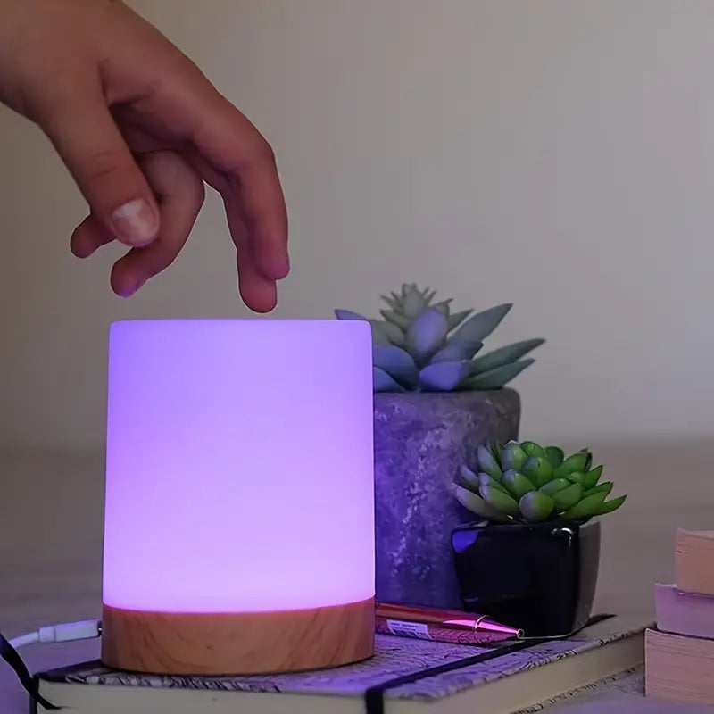 Dimmbares LED-Nachtlicht mit Farbwechsel für Schlafzimmer