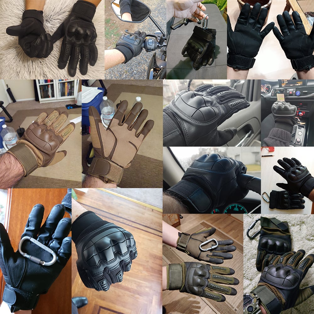Taktische Handschuhe mit Knöchelschutz – Touchscreen-kompatibel & atmungsaktiv