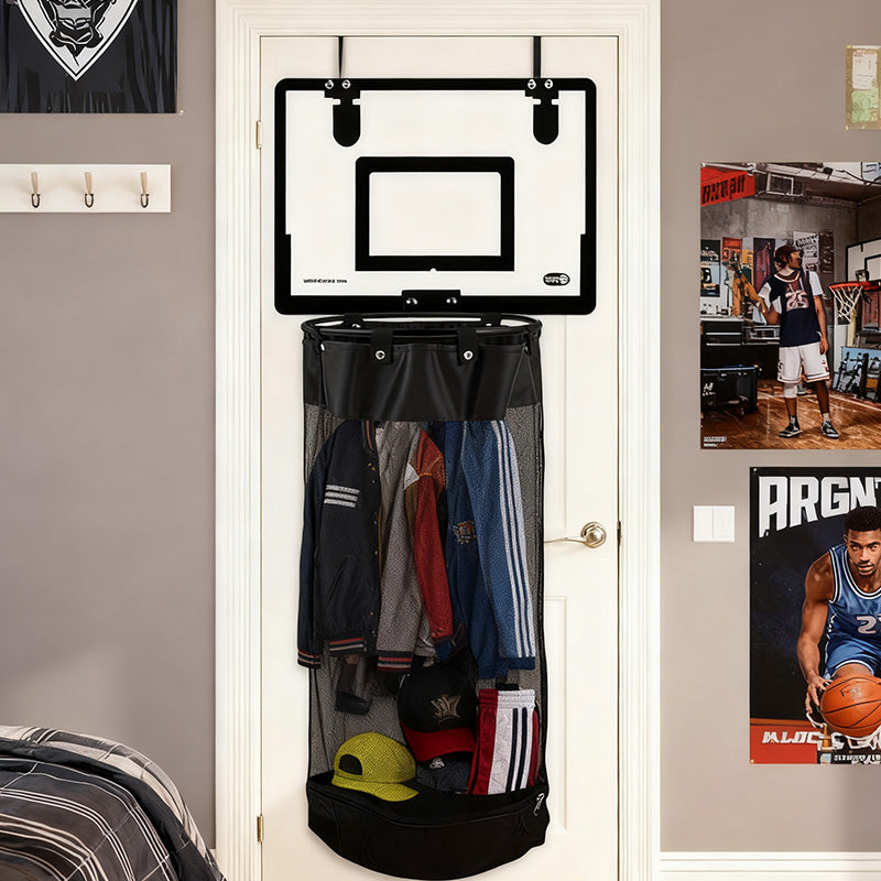 Basketball Wäschekorb zum Hängen – Türmontage für Kinderzimmer