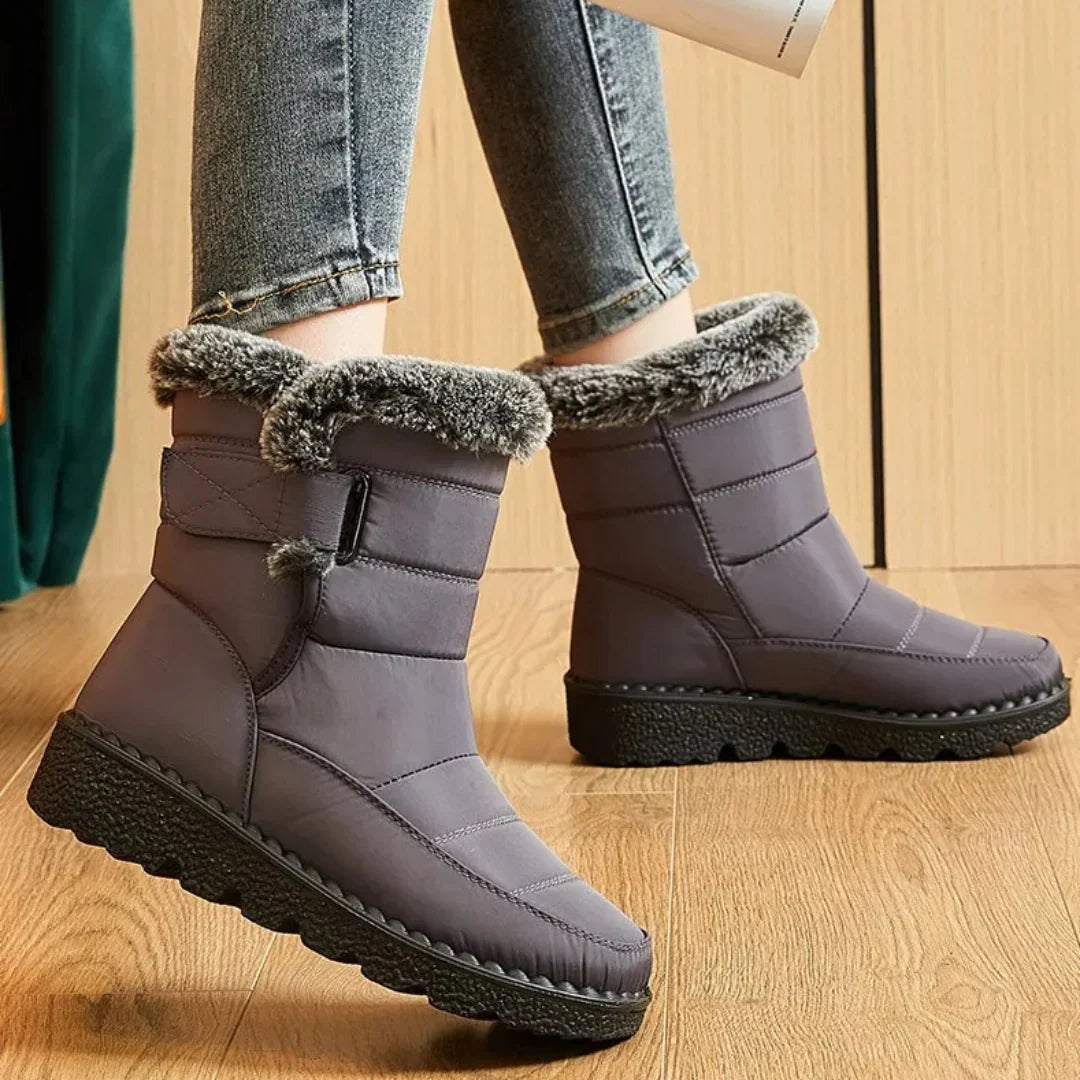 Gefütterte Winterstiefel Damen – wasserabweisend & rutschfest