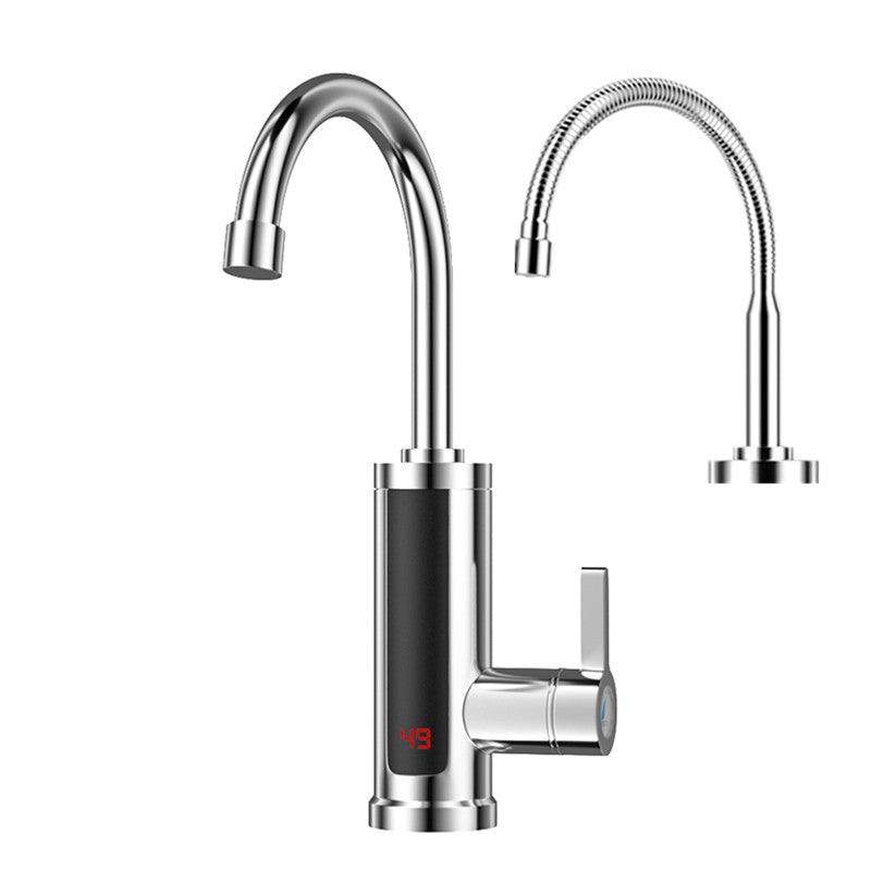 Küchenarmatur mit Sofortheißwasser und LED-Temperaturanzeige