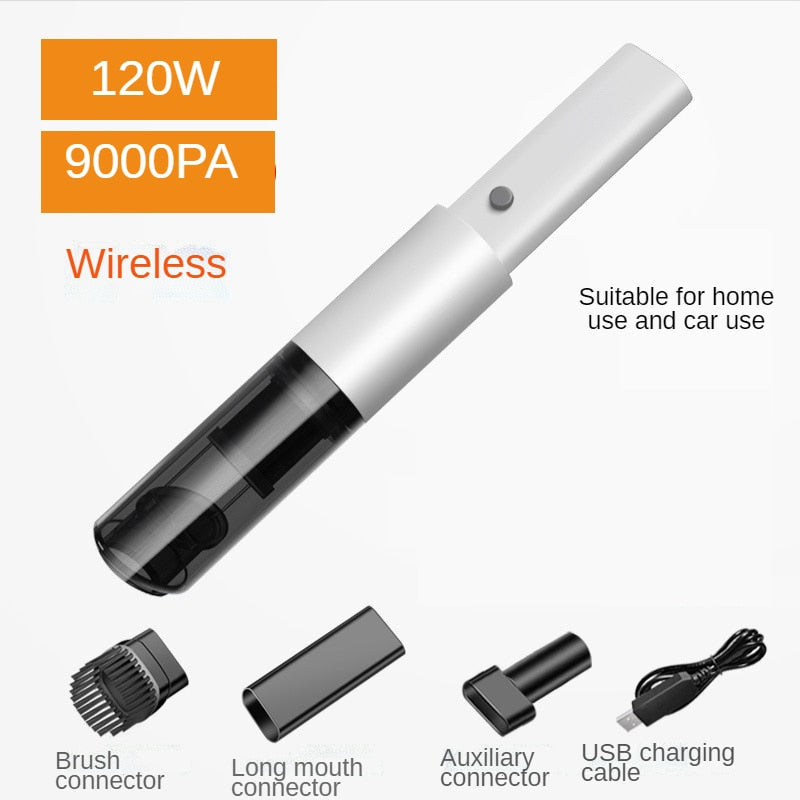 Kabelloser Mini Staubsauger mit Luftgebläse für Tastatur und Auto