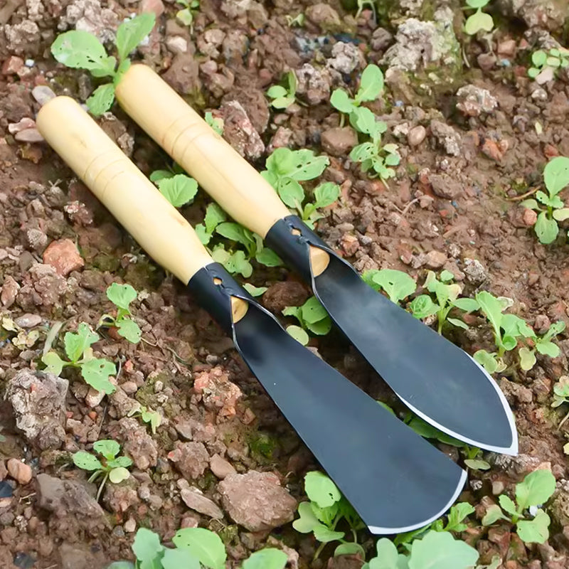 Gartenspaten Edelstahl - Ergonomische Handschaufel für präzises Graben