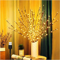 LED Lichterzweige 76cm - 20 Zweige Deko Lichterkette batteriebetrieben