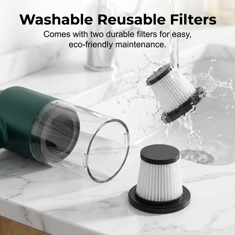 Kabelloser Handstaubsauger 10000 Pa – Ultraleicht mit HEPA-Filter