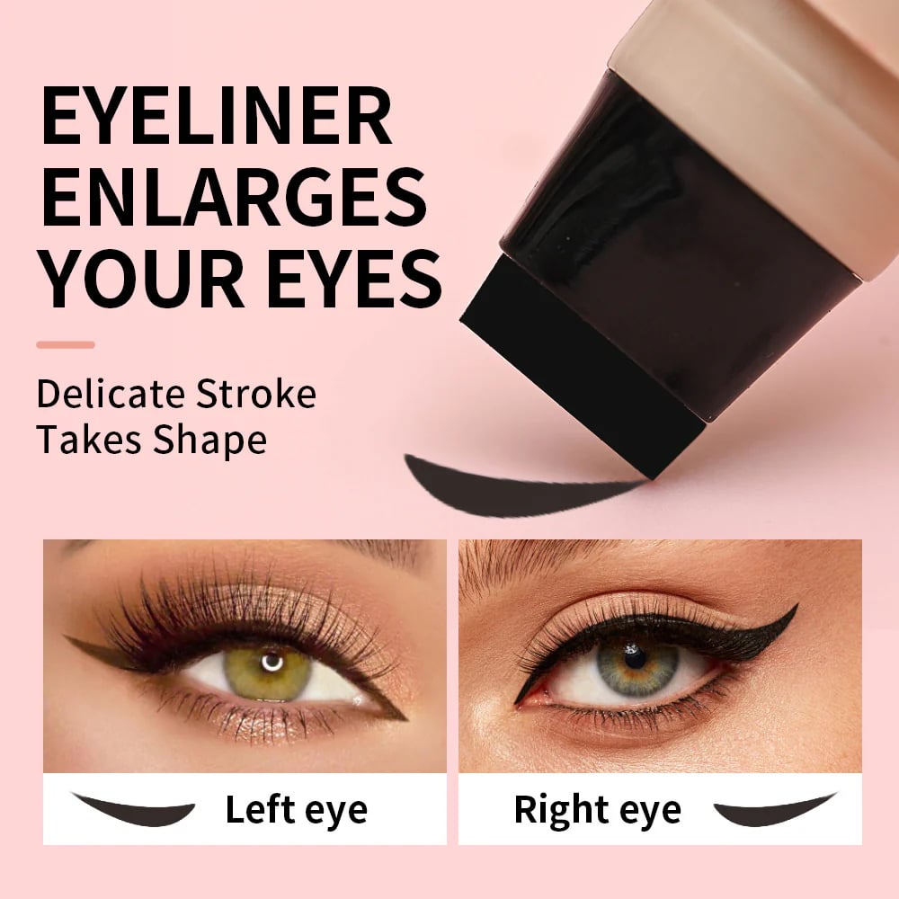 Doppelseitiger Eyeliner mit Wing Stempel für perfekten Cat Eye Look