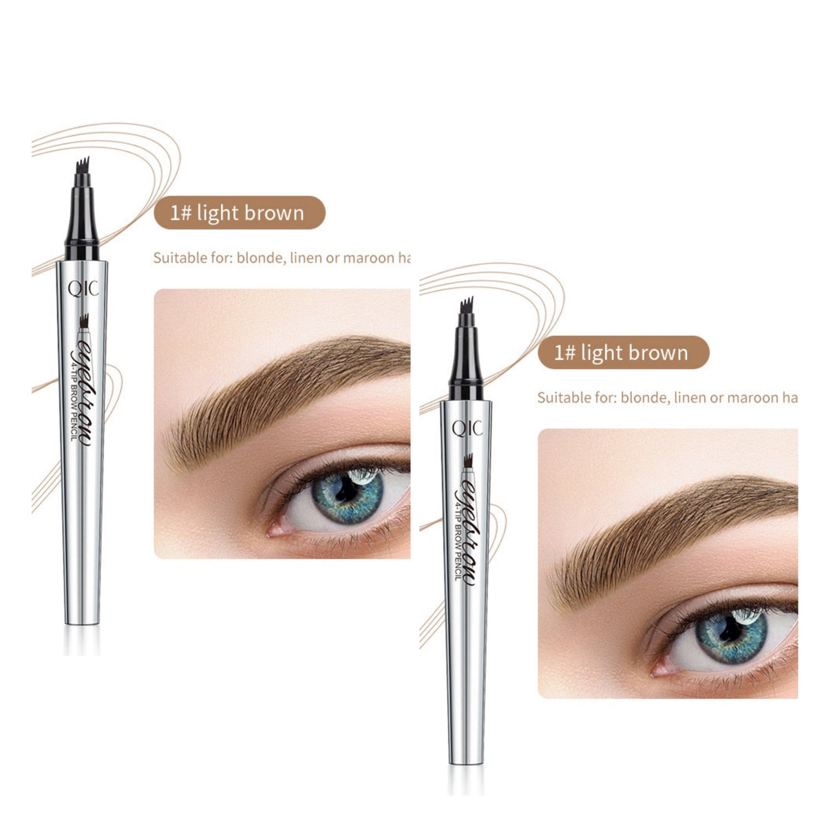 Wasserdichter Augenbrauenstift - Natürliche Augenbrauen Makeup