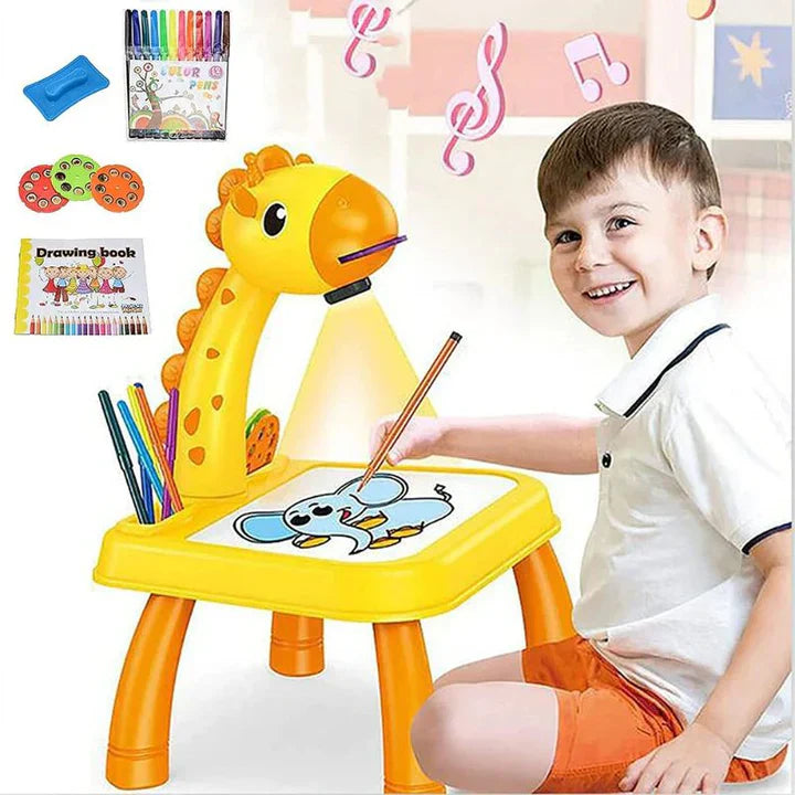 Kinder Maltafel Dinosaurier Design - Magnetische Zeichentafel