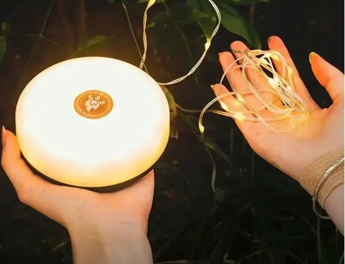 LED Lichterkette ausziehbar 10m wasserdicht IP67 mit Akku