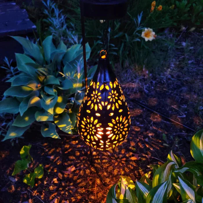 Solar Gartenlampen aus Edelstahl - Wetterfest & 12h Leuchtdauer