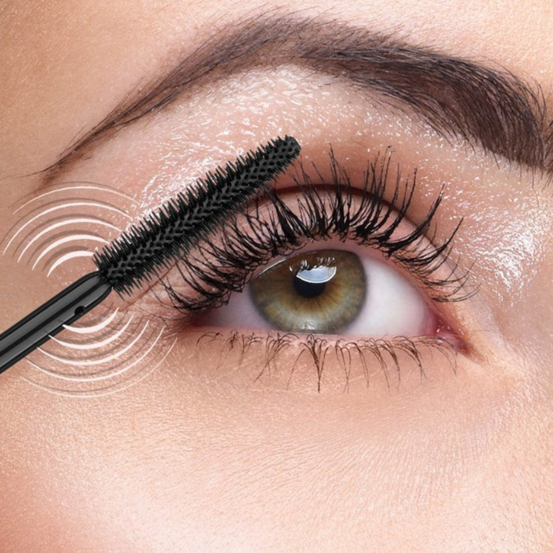 Wasserfeste Wimperntusche für Volumen und Länge - Dramatischer Look