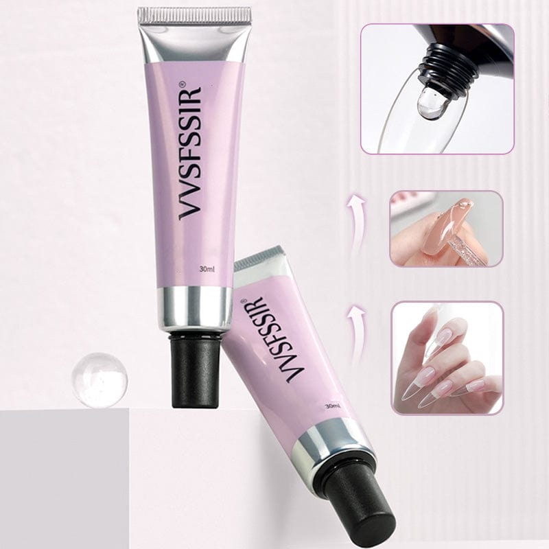 Nail Art Set 3-in-1 mit UV Lampe - Nagelkleber & Entferner für Zuhause