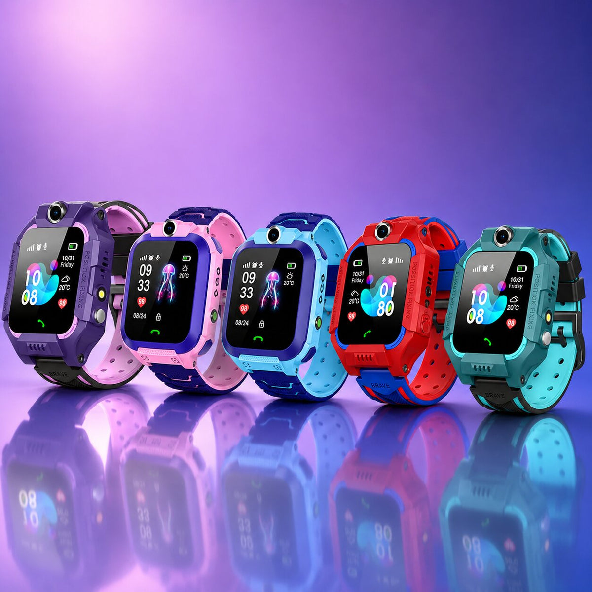 Kinder Smartwatch mit GPS Ortung, Telefon, SOS und Kamera