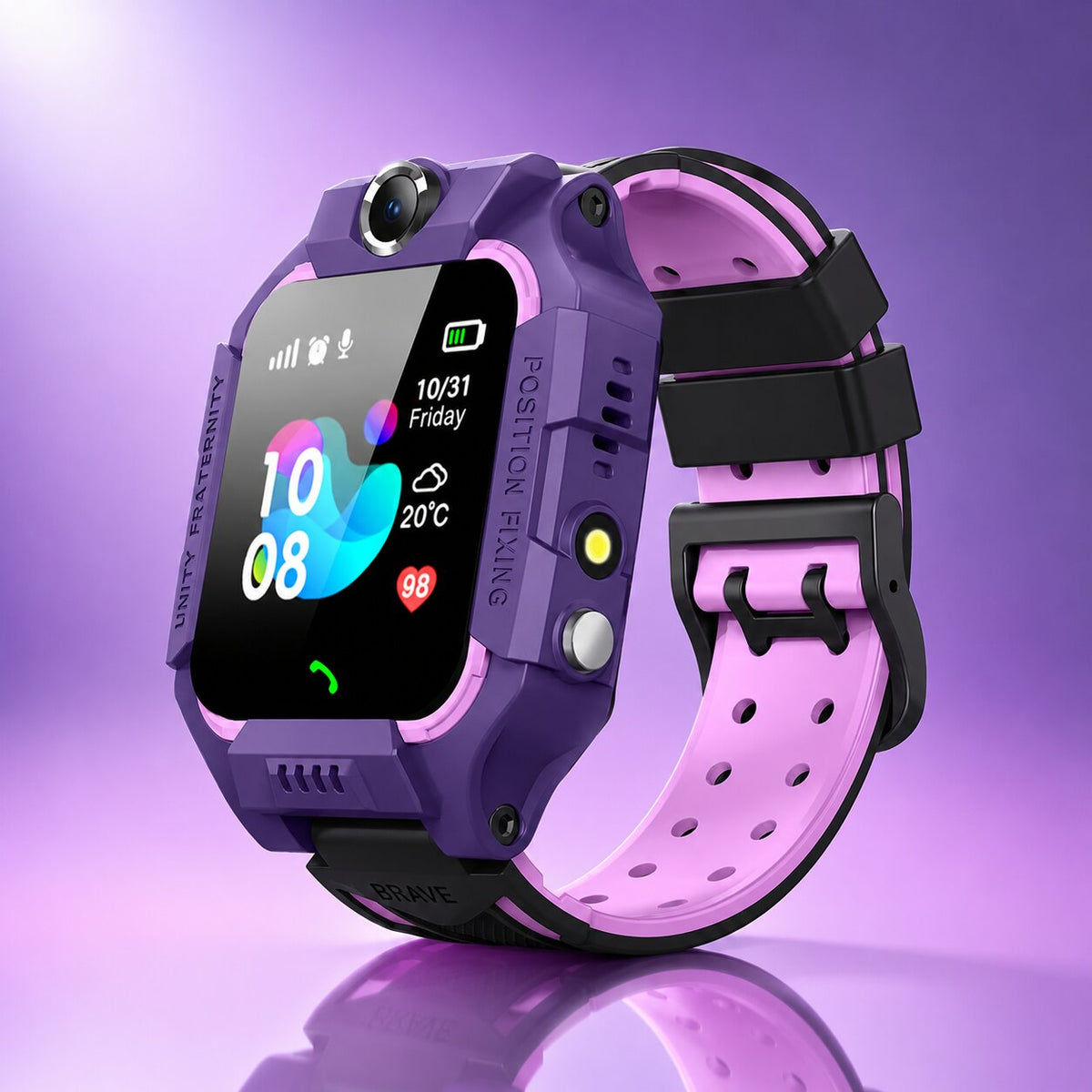 Kinder Smartwatch mit GPS Ortung, Telefon, SOS und Kamera