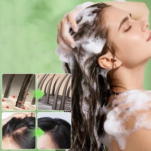 Rosmarin Shampoo mit Keratin für kräftiges & volles Haar – 2 Stück