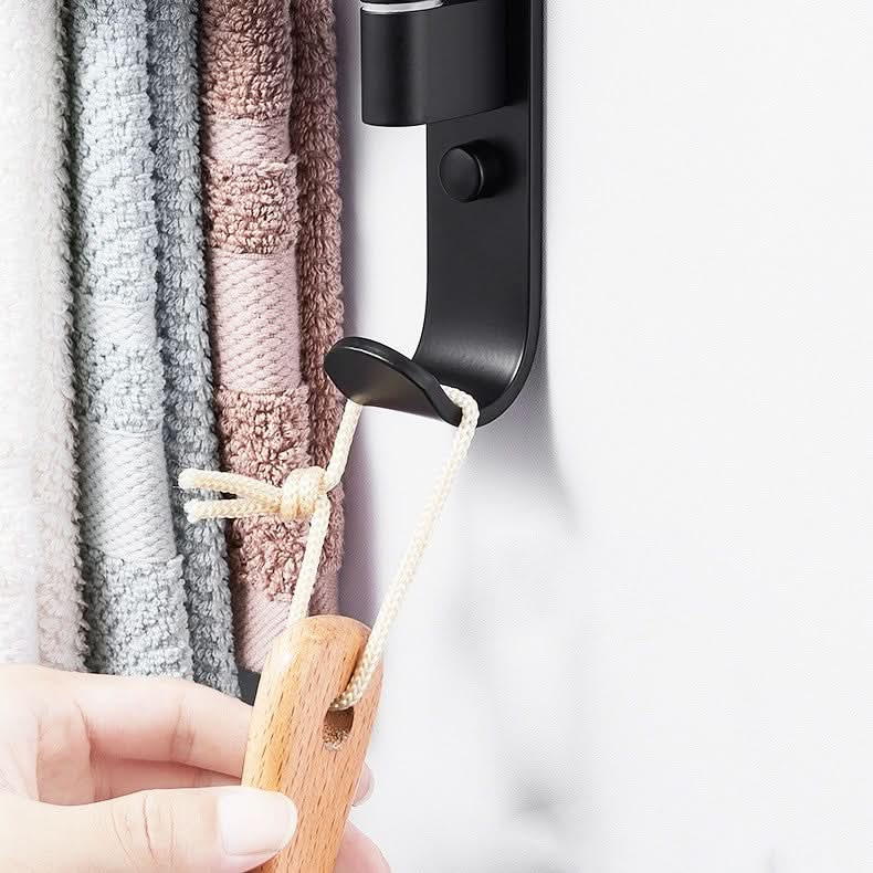 Schwenkbarer Handtuchhalter mit 5 Armen für Badezimmer