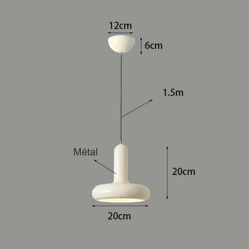Minimalistische Pendelleuchte aus Metall – elegantes Design