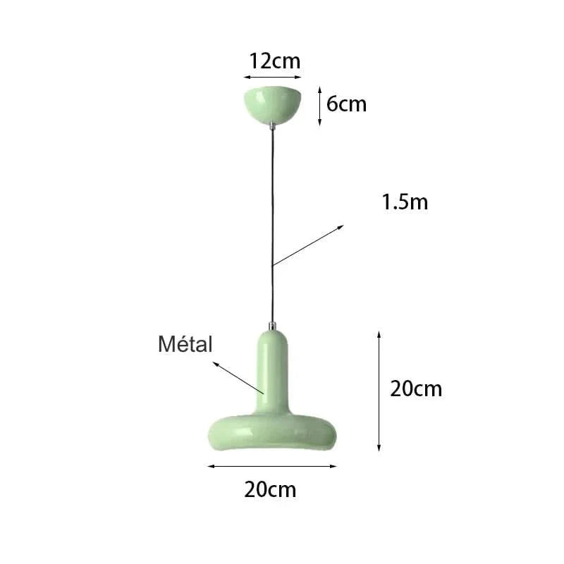 Minimalistische Pendelleuchte aus Metall – elegantes Design
