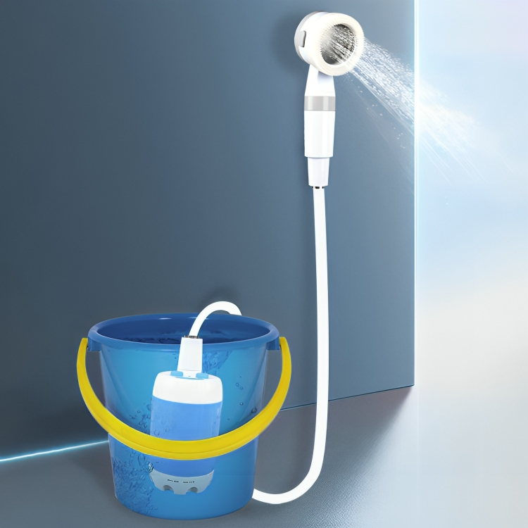 Tragbare Camping Dusche mit Akku - Mobile Outdoor Dusche kabellos