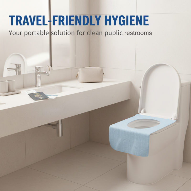 Hygienischer Toilettensitzschutz für unterwegs – wasserdicht & rutschfest