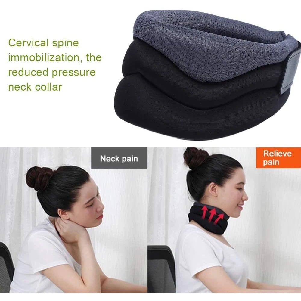 Ergonomisches Nackenkissen Memory Schaum V-Form für besseren Schlaf