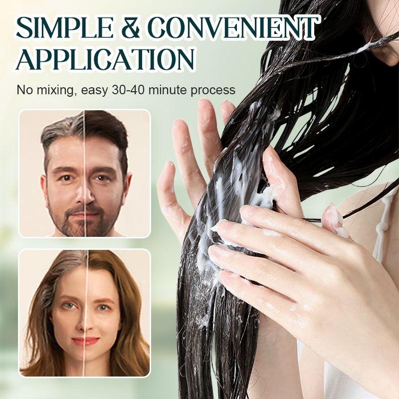 Pflanzliche Haarfarbe Schwarz ammoniakfrei natürlich 160ml