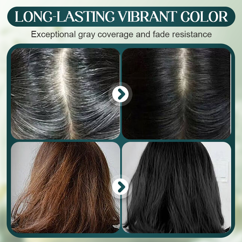 Pflanzliche Haarfarbe Schwarz ammoniakfrei natürlich 160ml