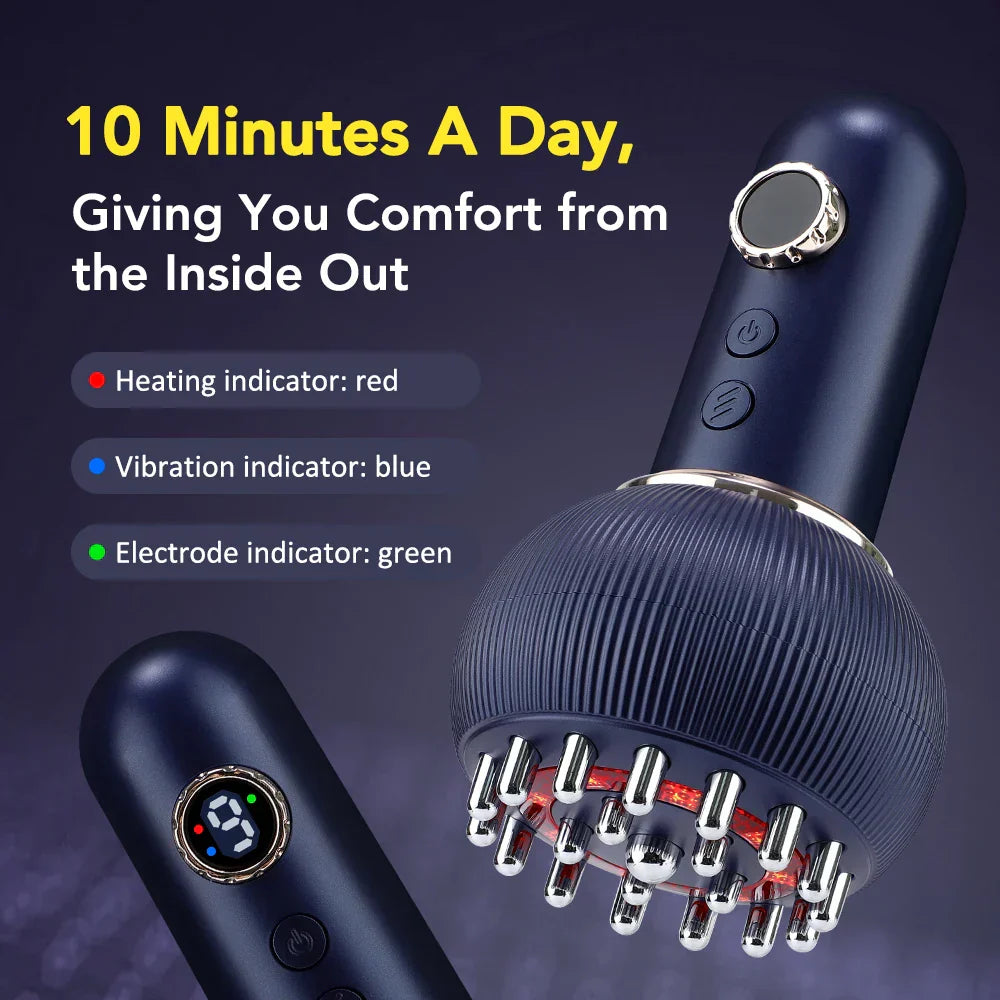 Multifunktions Massagegerät mit Wärme Vibration Rotlicht