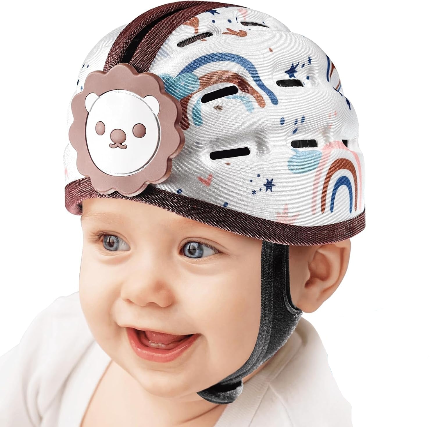 Baby Schutzhelm für Krabbeln und Laufen lernen - Verstellbar & Atmungsaktiv