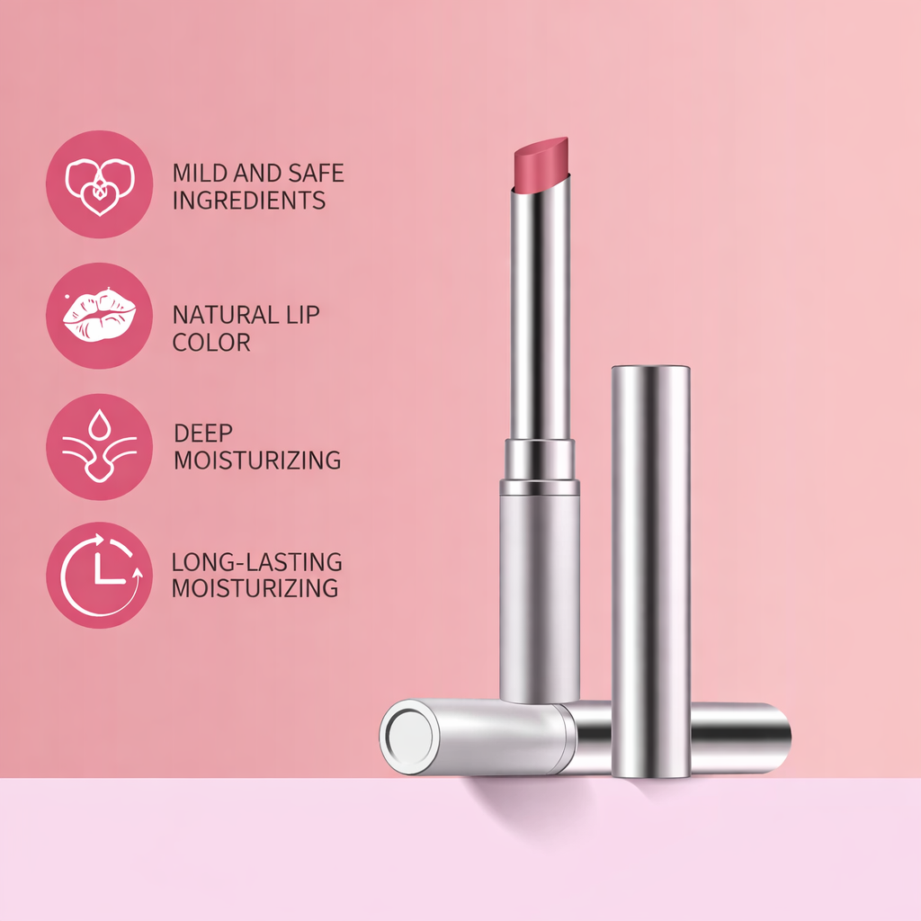 Pflegender Lippenstift mit natürlichem Farbton - Feuchtigkeitsspendend