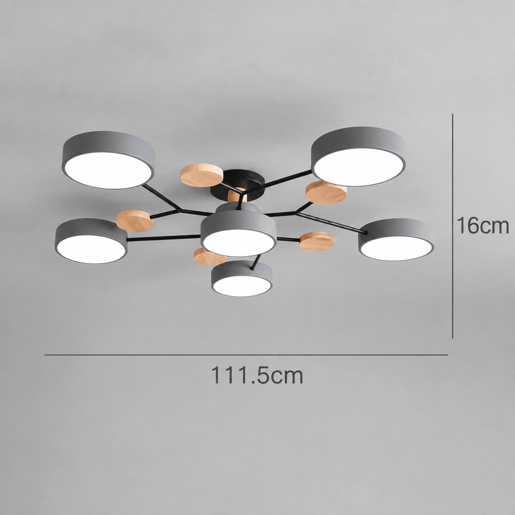 Runde LED Deckenleuchte Minimalistisch für Wohn- und Schlafzimmer