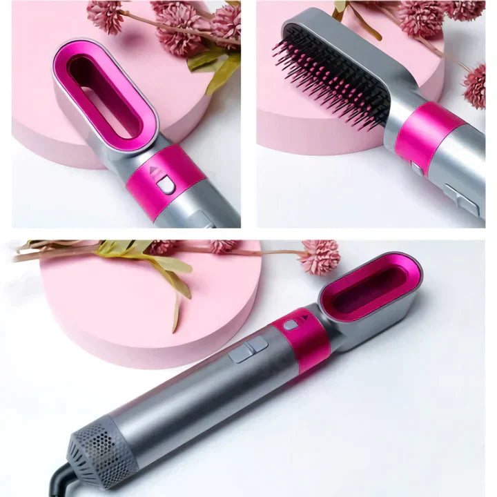 5-in-1 Haarstyling Gerät - Locken, Wellen & Glätten für alle Haartypen