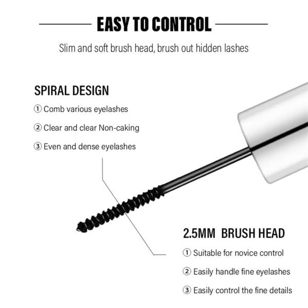 Wasserfeste Mascara mit Volumen & Verlängerung - Langanhaltend